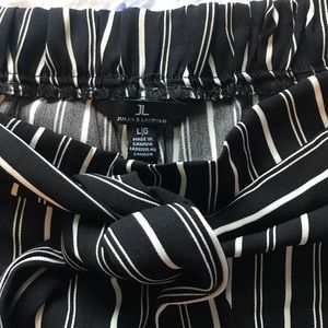 Jules & Leopold airy striped pants, size L